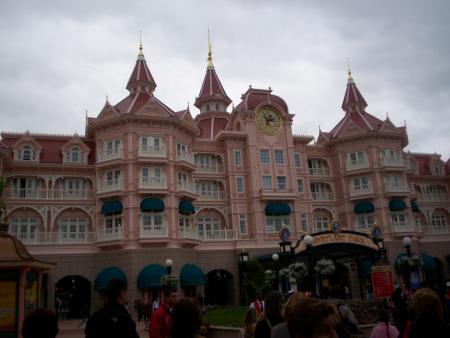 l'entre du parc disney 