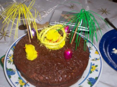 le gateau d'annif que ma fais mon bebe d'amour pour mes 19 ans 