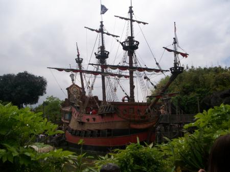 le bateau du capitaine crochet 